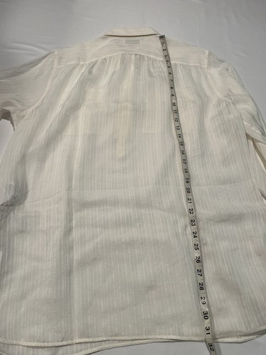 Saint Laurent mens loose fit linen Blend shirt. 40/15.5. $1290 - Picture 3 of 11
