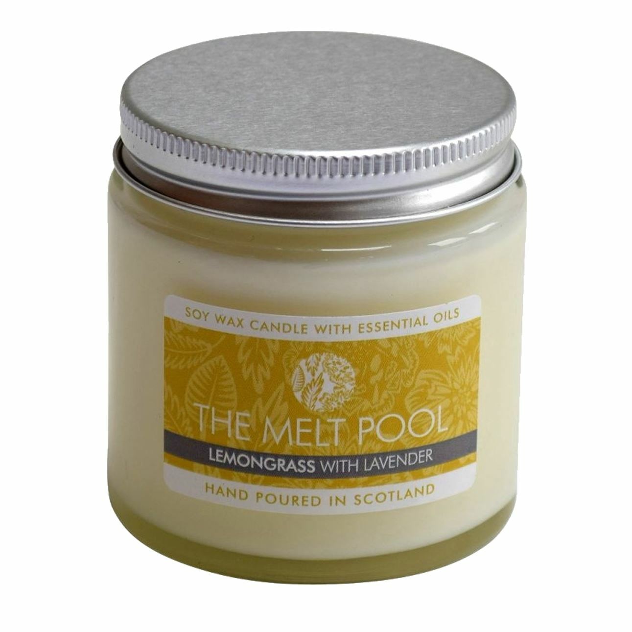 The Melt Pool Small Jar Soy Candle Lemongrass & Lavender