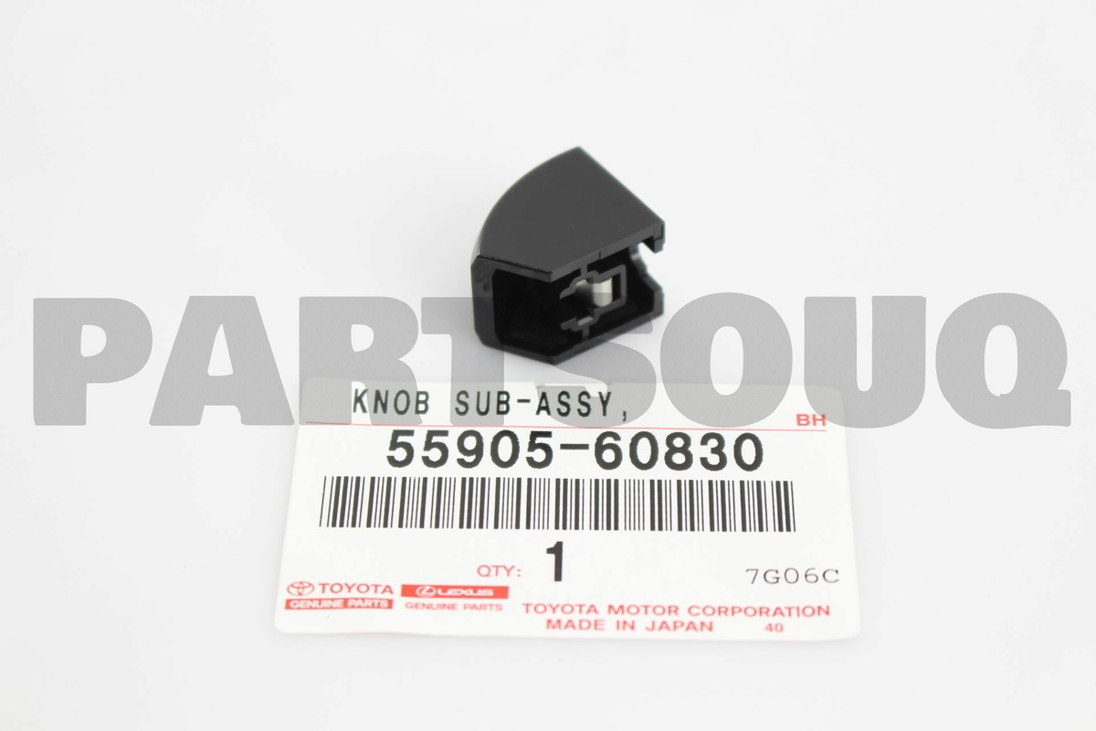 5590560830 Genuine Toyota KNOB, HEATER CONTROL 55905-60830