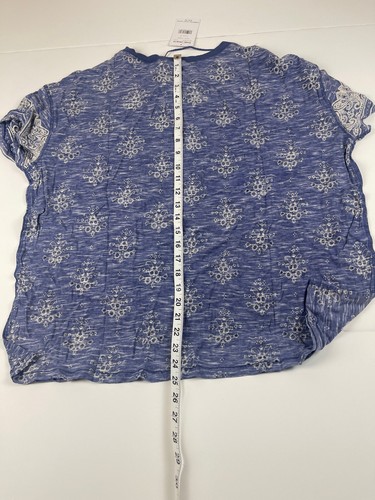 T-Shirt Free People Maybelle marineblau mittlere Größe neu mit Etikett NIE GETRAGEN - Bild 5 von 8