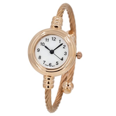 Blekon Collections Women's Round Analog 23mm Case Wire Bangle Ladies Wrist Watch