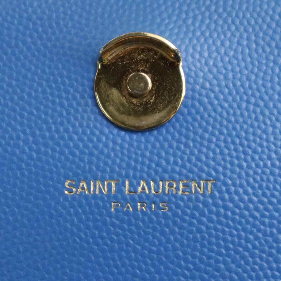 LA COWBOYS,ENDLESS SUMMER,新品未開封,AOR,TOTO Auth SAINT LAURENT Crossbody Shoulder Bag Light Blue/Gold
