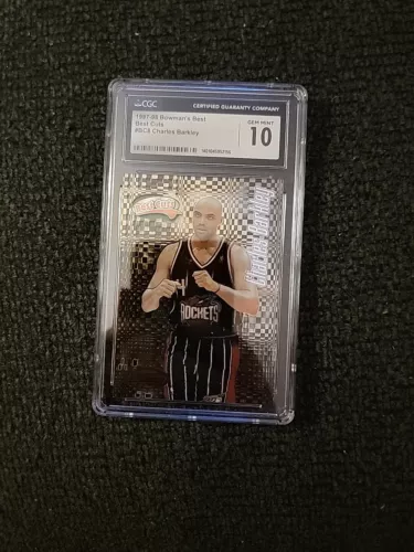 1997-98 Bowman's Best Basketball Charles Barkley Best Cuts - CGC 10 - GS227