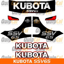 Kubota SSV65 Decal Set, Kubota SSV75 Decal Set. Decals for Kubota Equipment
