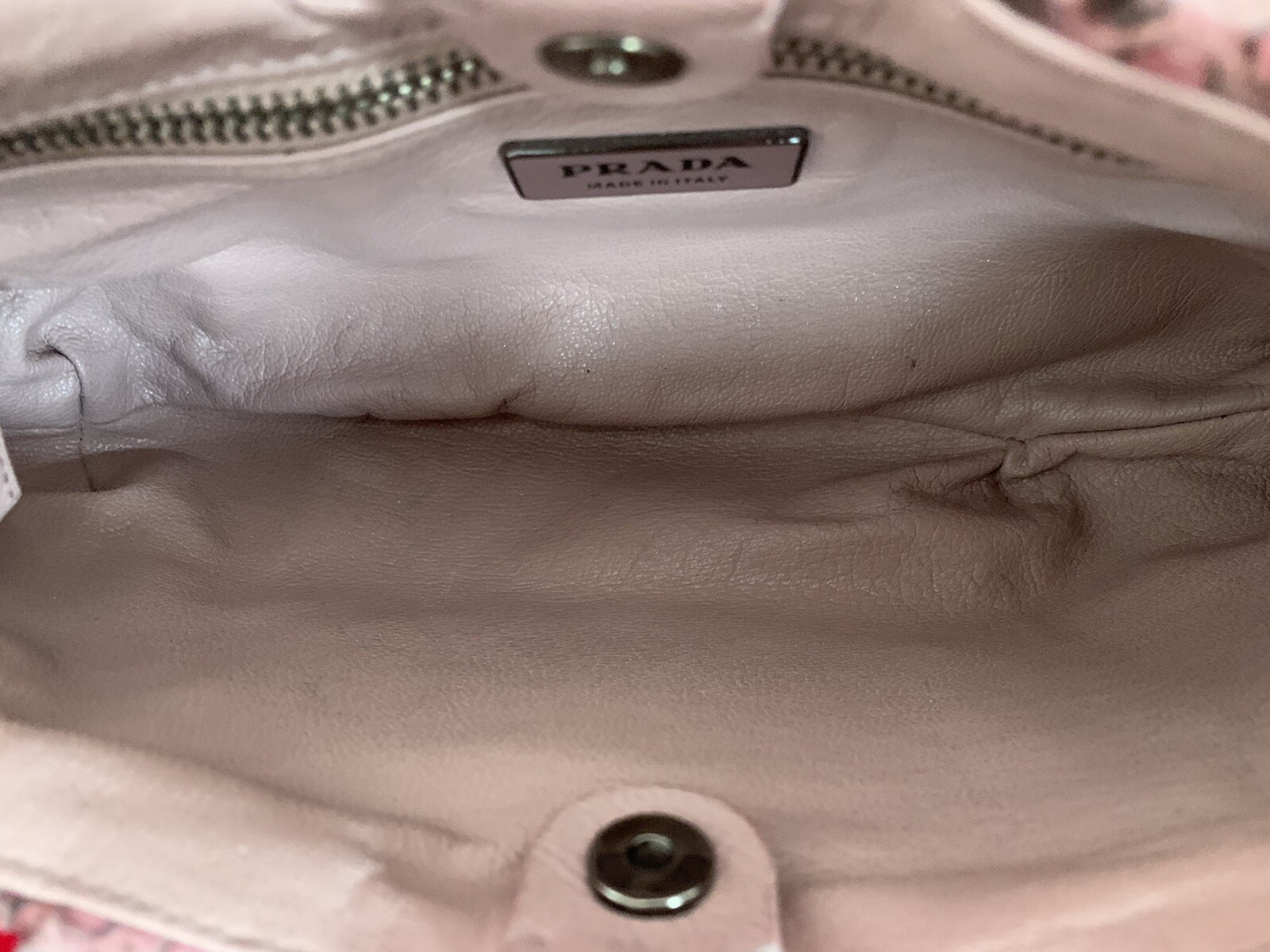 Prada Pink/Purple Python Leather Small Shoulder B… - image 10