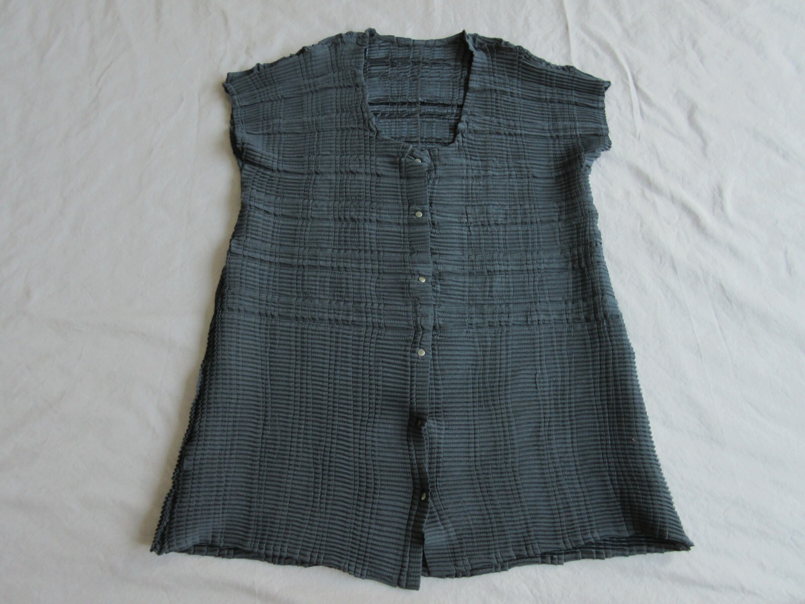 BABETTE SF black polyester microfiber pleated sna… - image 8