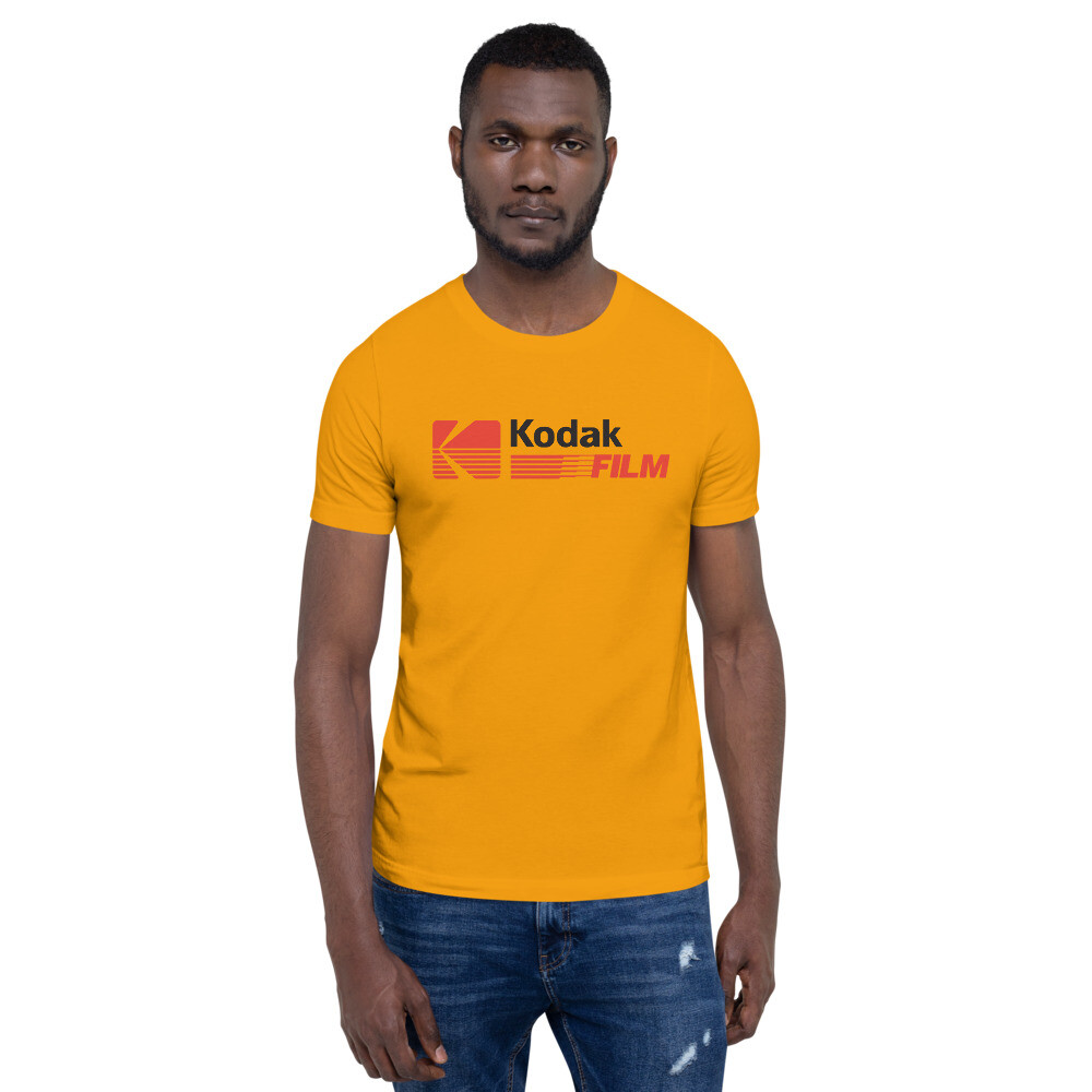 ★KODAK★ Yoyo Man Graphic Short Sleeve T-Shirt ORANGE KODAK FILMS 80s Graphic Tee Shirt Short-Sleeve Unisex T
