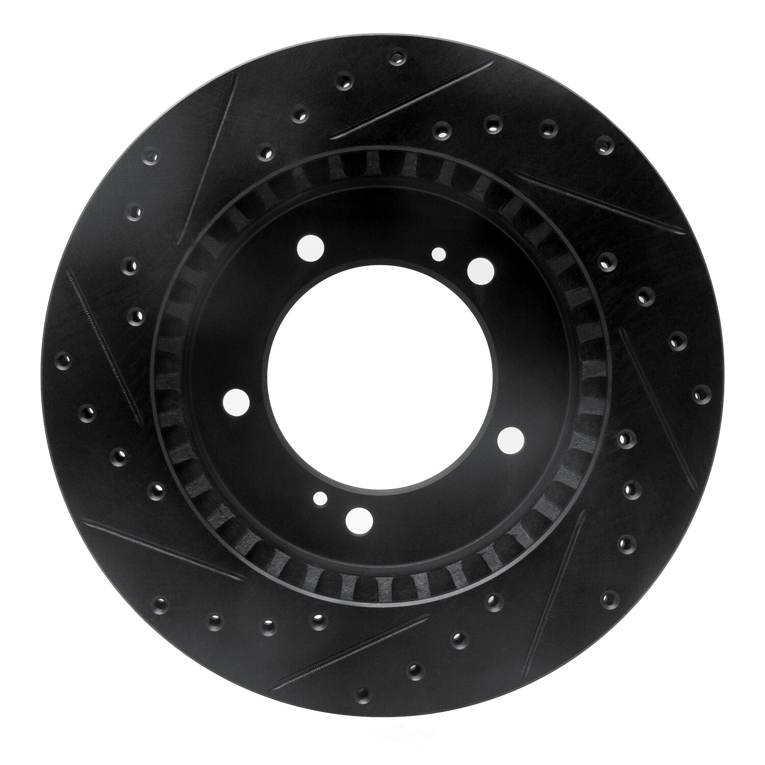 Disc Brake Rotor-DFC Brake Rotor - Drilled and Slotted - Black fits ...