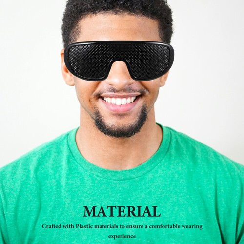 Pinhole Glasses Eyeglass Goggles Corrective Eyeglasses for Vision Improvement - Picture 10 of 12