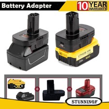 Battery Adapter For DEWALT For Milwaukee To For Craftsman 19.2V Tools USB Port