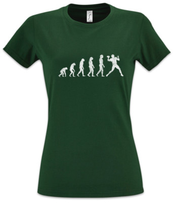 American Football Evolution Women T-Shirt Coach Fun Training Human Player Field