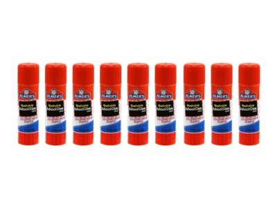 Elmer's Washable School Glue Sticks - Disappearing Purple - Pack of 9 Sticks