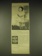 1962 Save The Children Fund Ad - Would your neighbour help?