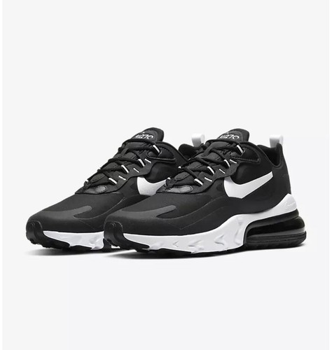 Nike Men's Air Max 270 React Shoes - Black/White - 13
