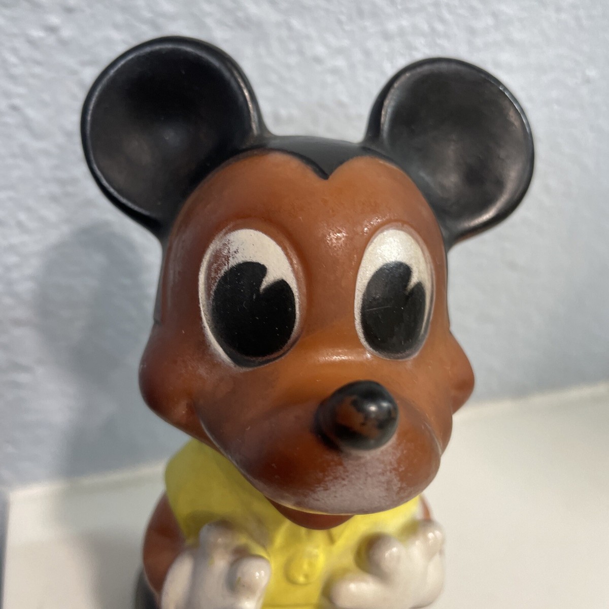 Vintage Mickey Mouse Ledraplastic Rubber Doll | eBay