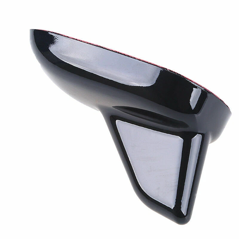 Antena de techo de aleta de tiburón pequeña cubierta aérea decorativa ajuste universal negra Foto 4 de 4