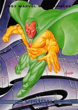 1993 SkyBox Marvel Masterpieces #12 Vision