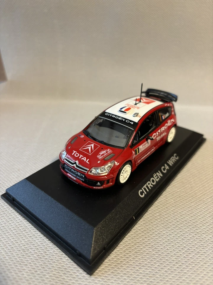 MINIATURE 1:43 NOREV CITROËN C4 N.1  MONTE CARLO 2008 LOEB - Photo 2/4