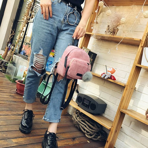 Mujeres Niñas Mochila de pana Mochila Bolsos de hombro Bolsos de viaje Cartera - Imagen 28 de 31