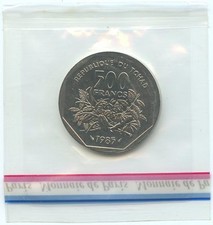 Chad 500 Francs Test 1985 1,700 Copies Km E6