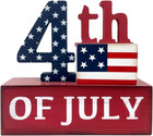New ListingAmerican 4Th of July Decorations Patriotic Decor Wooden Us Flag Rustic Farmhouse