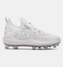 Under Armour Men's Harper 8 Elite TPU Baseball Cleats White/White (3026591-100)