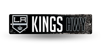 Los Angeles Kings Street Sign NEW! 4''X16'' ''Kings Hwy'' Man Cave