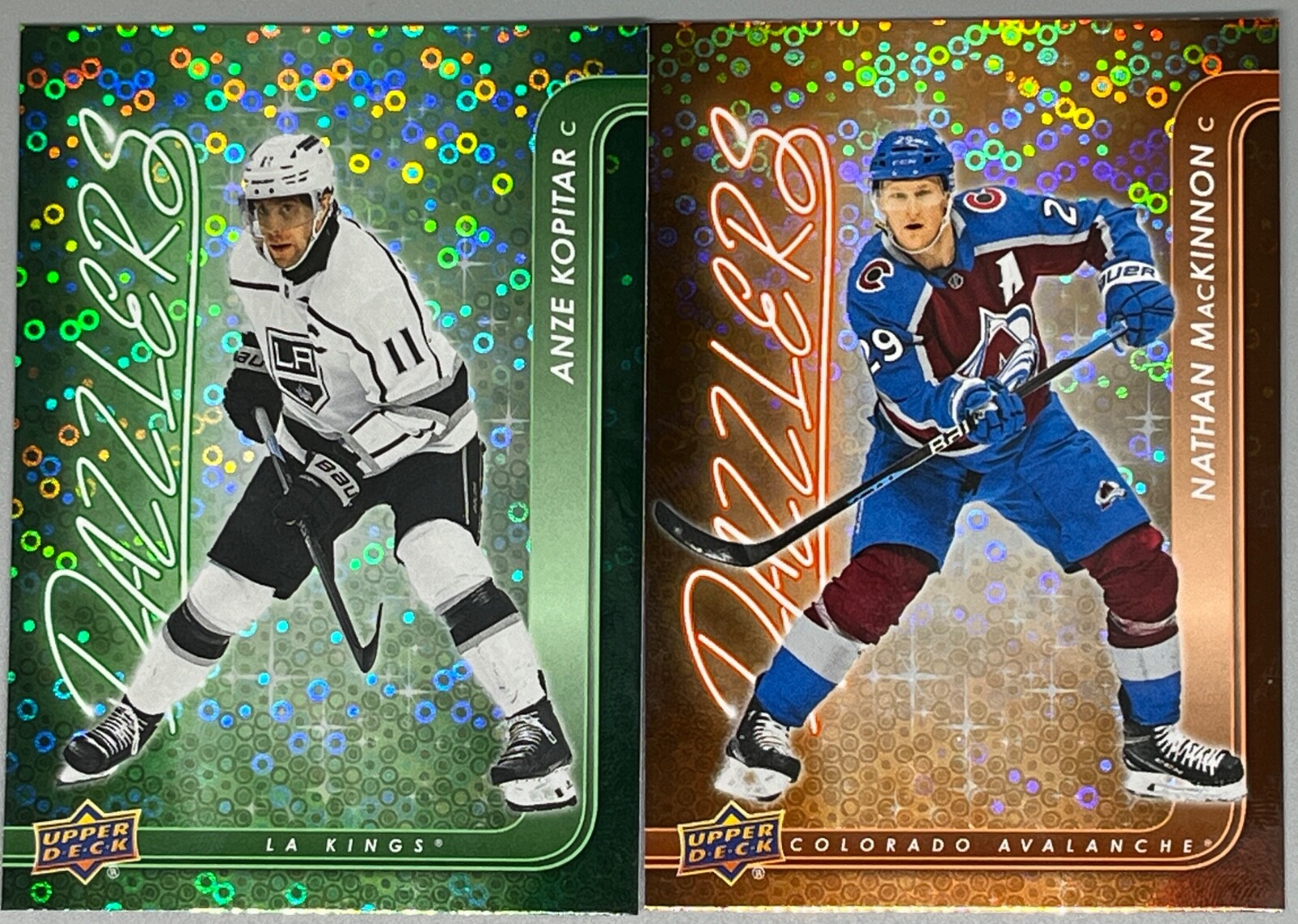 24/25 2024 UPPER DECK SERIES 1 HOCKEY DAZZLERS GREEN & ORANGE CARDS U-Pick List