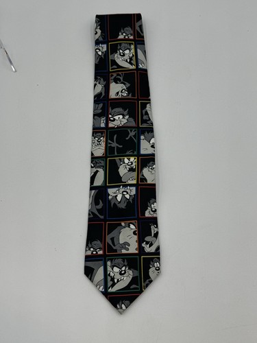 Vintage 1997 Looney Tunes Taz Tie Korea Rare
