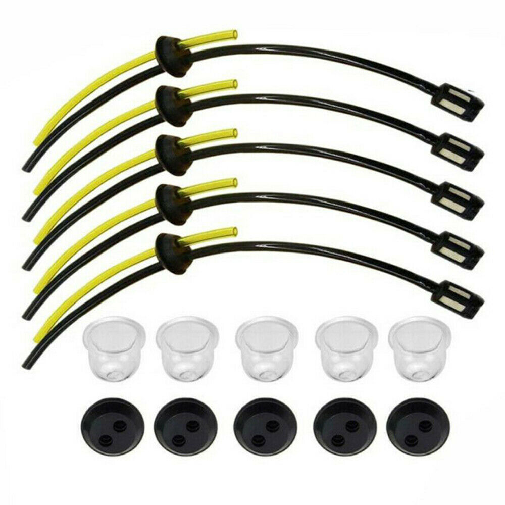 5 Set For Whipper Snipper Line Trimmer Cutter Fuel Line Filter Hose