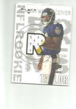 2000 BLACK DIAMOND #173 TRAVIS TAYLOR JSY  RC