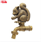 Brass Garden Tap Squiree Spigot Faucet Yard Vintage Water Home Decor Outdoor