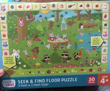 CHUCKLE & ROAR  Floor Puzzle  Spring