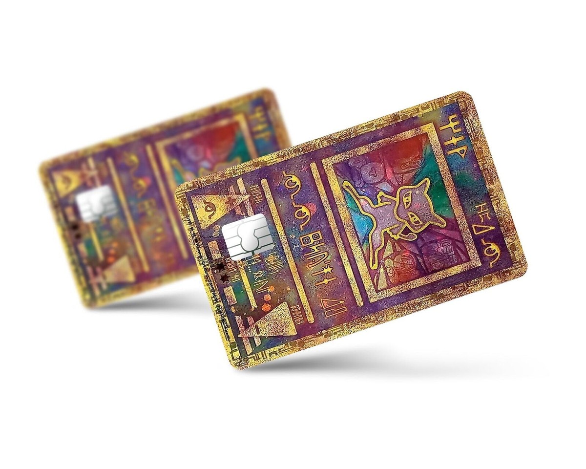 Ancient Mew Pokemon Card Skin | Meme | Credit Card Sticker | Credit Card  Skin | | eBay UK
