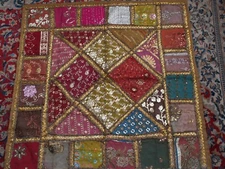 38"x38" Beaded Multicolor table cloth to decorate your table In special occasion