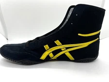 asics Boxing Wrestling Shoes Black Gold Line Black 1083A001 EX-EO NEW TWR900
