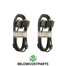 Lot of 2 DELL 389G07288AAAFD100DL1620046907 15Pin VGA M LCD Monitor Cable