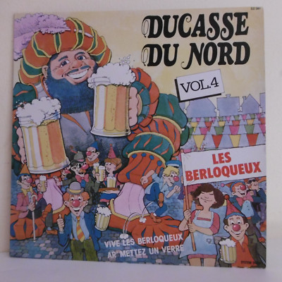 33T LES BERLOQUEUX Vinyl LP DUCASSE DU NORD Flug 4 Lieder zum Trinken SYSTEM DISCO