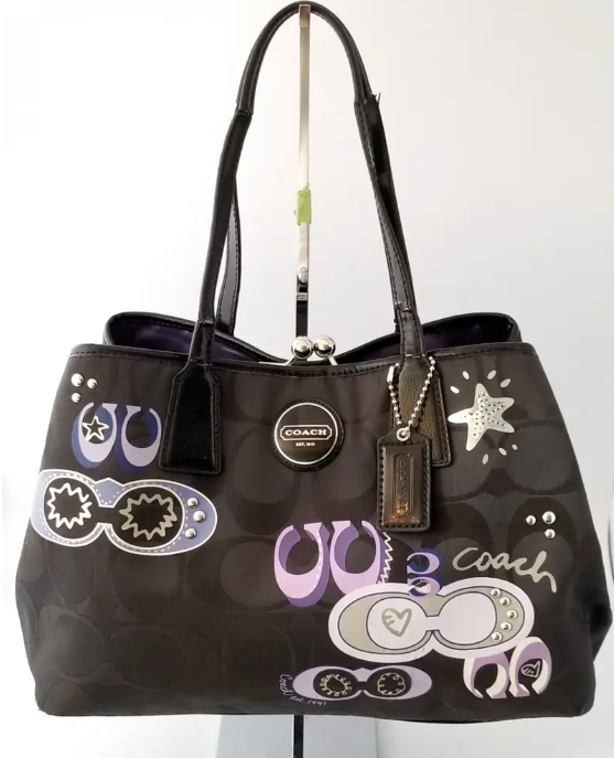 バッグ Coach Optic Signature Bag & Coin Case バッグ Coach Optic Signature Bag & Coin Case COACH Optic