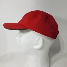 Vintage J Crew Hat Red Cap Wool Lined 80s 90s Union Made In USA Classic Preppy