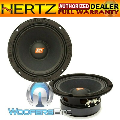 HERTZ SV165.1 6.5'' SPL SHOW 400W COMPONENT 4 OHM MIDRANGE CAR AUDIO SPEAKERS NEW