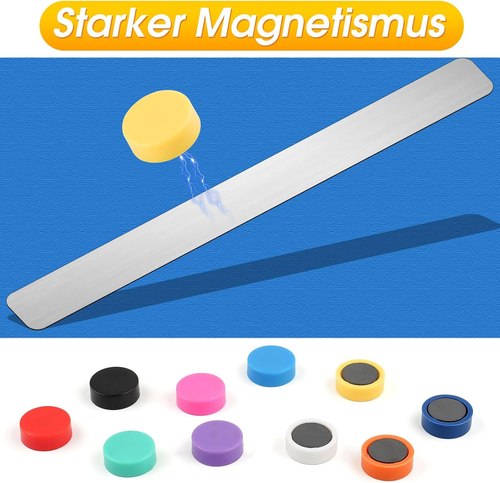 Magnetleiste Selbstklebend, 6 Stück Magnettafel Memotafel, Magnetleisten Magnetw - Bild 4 von 12