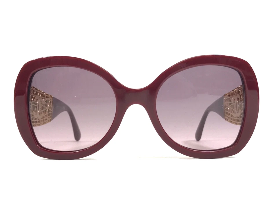 Gafas de sol Chanel 5531-A c.1792/S1 Burdeos doradas monturas asiáticas con lentes rosas Foto 3 de 4