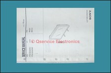 Sony PFM-500A2WU PFM-500A2WE Monitor Original Printed Service Manual 992963501