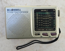 Bell Howell FM/MW/SW 9 Band World Receiver Radio NICE Tested Works