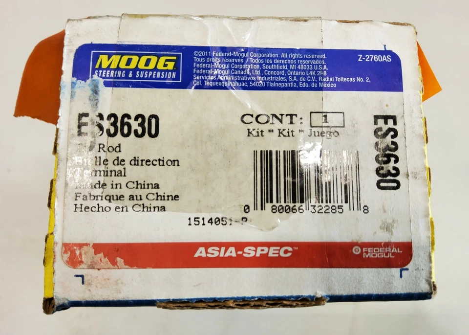 Extremo de barra de dirección Moog ES3630 PARA Hyundai Sonata 2002-2005 Foto 3 de 4