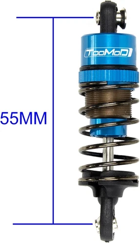 55mm 1/10 Oil-Filled Shock Absorber Kit for Tamiya TT01/TT02 & HSP Upgrade - Picture 3 of 6