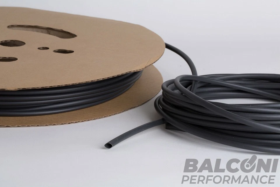 5 METRI GUAINA TERMORESTRINGENTE NERA 2:1 TERMORETRAIBILE PROTEZIONE CAVI - Immagine 2 di 3