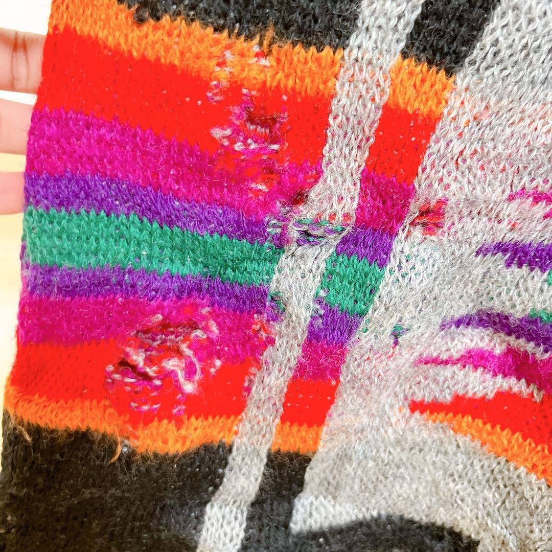 Pendleton Native Pattern Wool Sweater L Made in U… - image 12