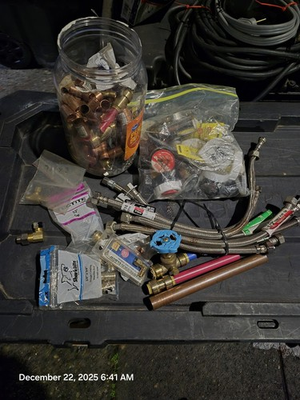 #ad Plumbing Supply Lot $50.00